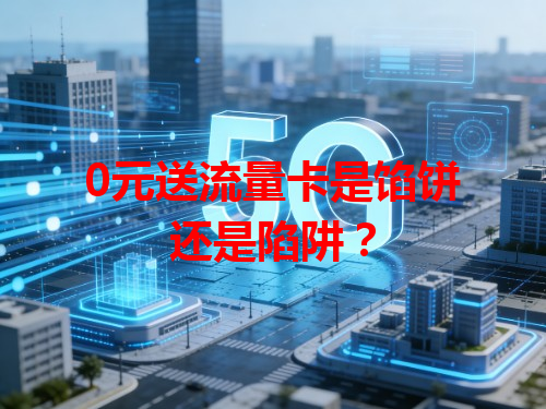 0元送流量卡是馅饼还是陷阱？