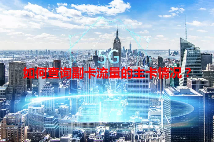 如何查询副卡流量的主卡情况？