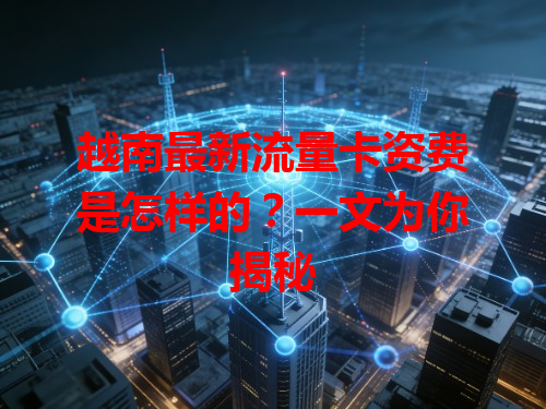 越南最新流量卡资费是怎样的？一文为你揭秘