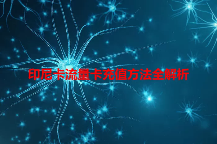 印尼卡流量卡充值方法全解析