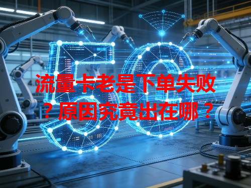 流量卡老是下单失败？原因究竟出在哪？