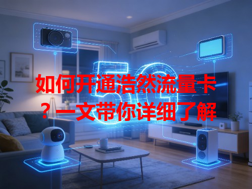 如何开通浩然流量卡？一文带你详细了解