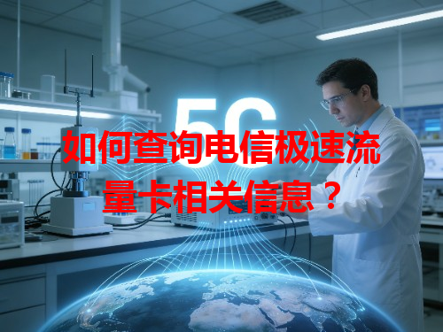 如何查询电信极速流量卡相关信息？