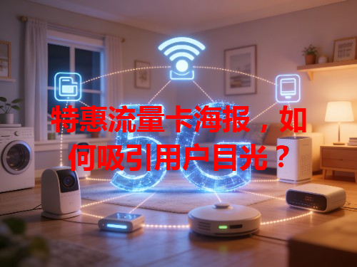 特惠流量卡海报，如何吸引用户目光？