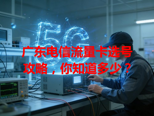 广东电信流量卡选号攻略，你知道多少？