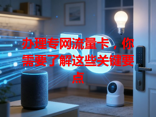 办理专网流量卡，你需要了解这些关键要点