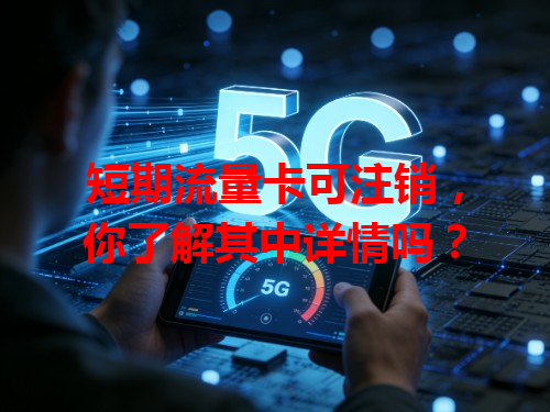 短期流量卡可注销，你了解其中详情吗？