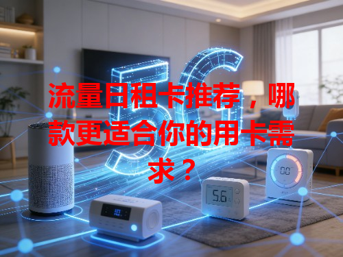 流量日租卡推荐，哪款更适合你的用卡需求？