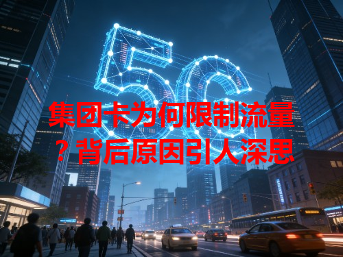 集团卡为何限制流量？背后原因引人深思