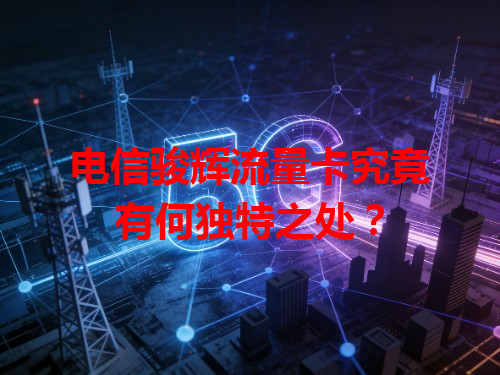 电信骏辉流量卡究竟有何独特之处？