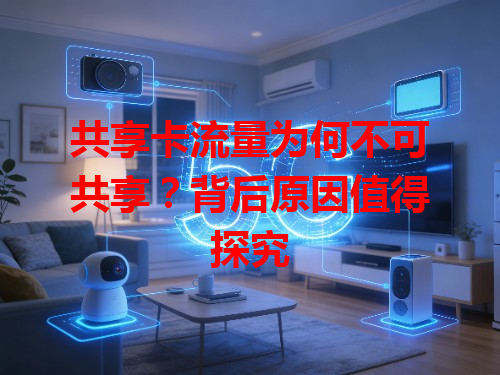 共享卡流量为何不可共享？背后原因值得探究