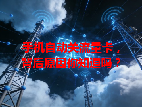 手机自动关流量卡，背后原因你知道吗？