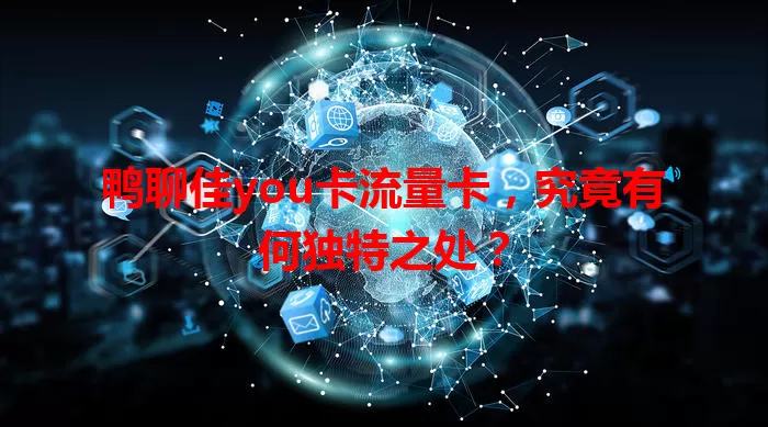 鸭聊佳you卡流量卡，究竟有何独特之处？