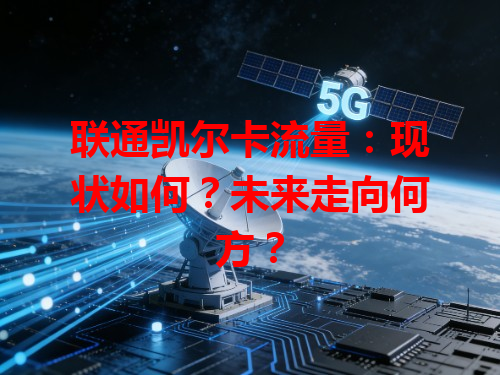 联通凯尔卡流量：现状如何？未来走向何方？