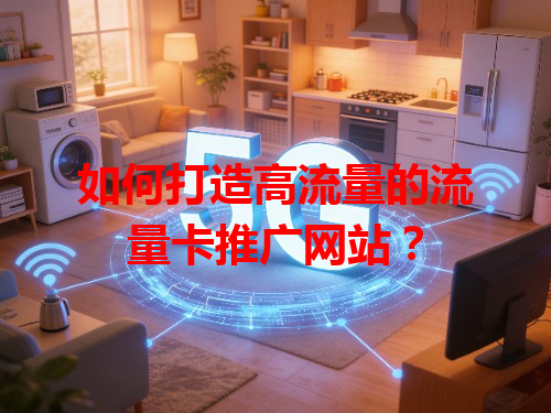 如何打造高流量的流量卡推广网站？