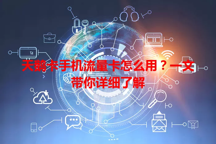 天鹅卡手机流量卡怎么用？一文带你详细了解