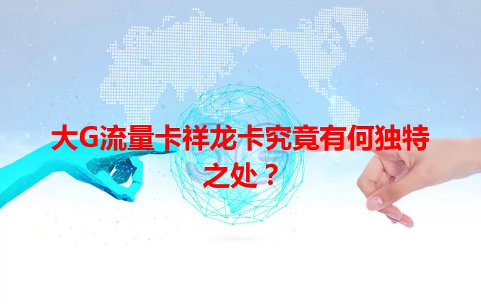 大G流量卡祥龙卡究竟有何独特之处？