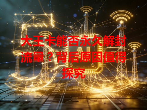 大王卡能否永久解封流量？背后原因值得探究
