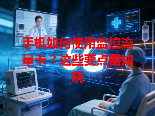 手机如何使用监控流量卡？这些要点需知晓
