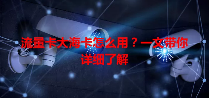 流量卡大海卡怎么用？一文带你详细了解