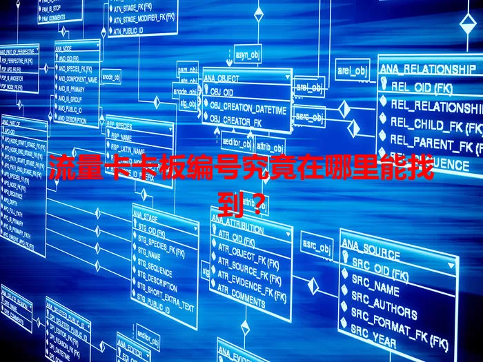 流量卡卡板编号究竟在哪里能找到？