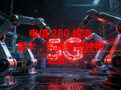 电信 280 纯流量卡，究竟有何独特之处？
