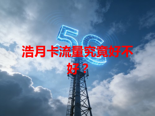 浩月卡流量究竟好不好？
