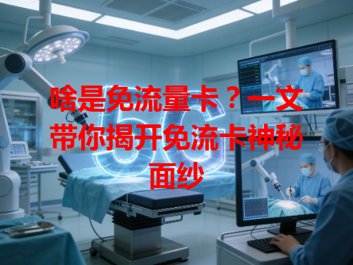 啥是免流量卡？一文带你揭开免流卡神秘面纱