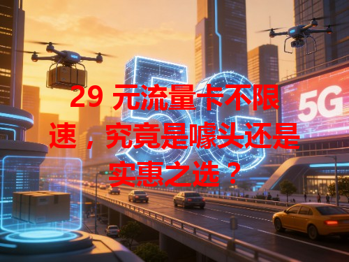 29 元流量卡不限速，究竟是噱头还是实惠之选？