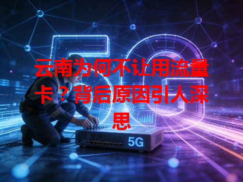 云南为何不让用流量卡？背后原因引人深思