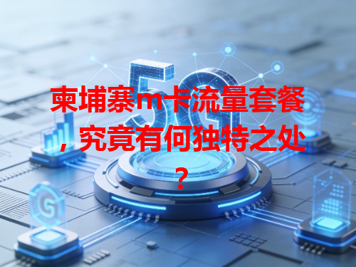 柬埔寨m卡流量套餐，究竟有何独特之处？