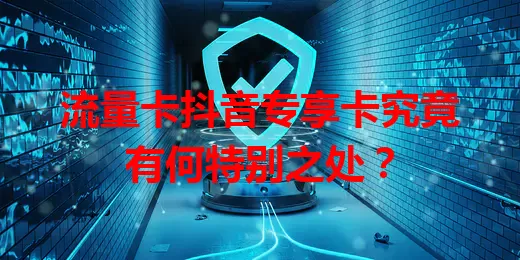 流量卡抖音专享卡究竟有何特别之处？