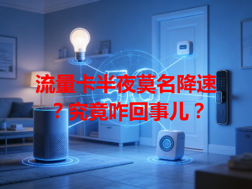 流量卡半夜莫名降速？究竟咋回事儿？