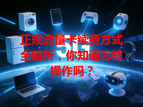 正规流量卡续费方式全解析，你知道怎样操作吗？