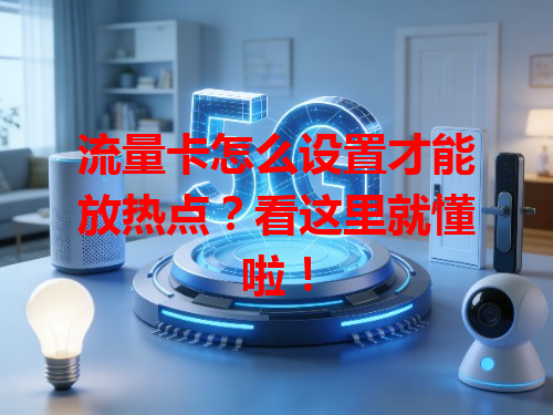 流量卡怎么设置才能放热点？看这里就懂啦！