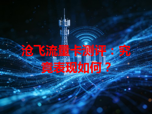 沧飞流量卡测评：究竟表现如何？
