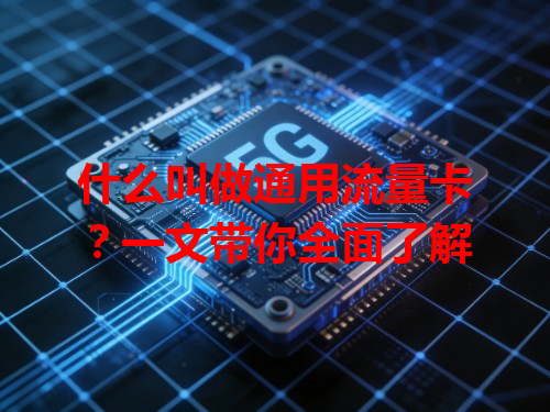 什么叫做通用流量卡？一文带你全面了解