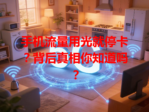 手机流量用光就停卡？背后真相你知道吗？