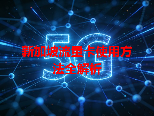 新加坡流量卡使用方法全解析