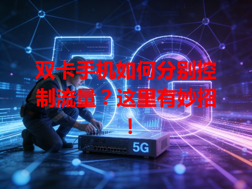 双卡手机如何分别控制流量？这里有妙招！