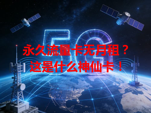 永久流量卡无月租？这是什么神仙卡！
