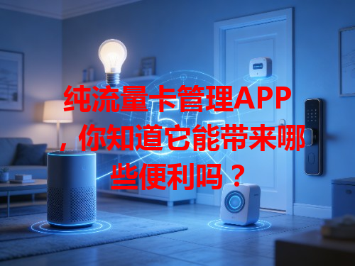 纯流量卡管理APP，你知道它能带来哪些便利吗？