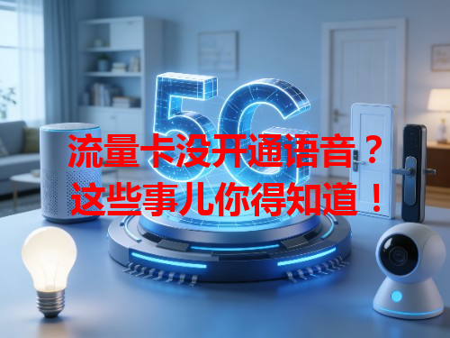 流量卡没开通语音？这些事儿你得知道！