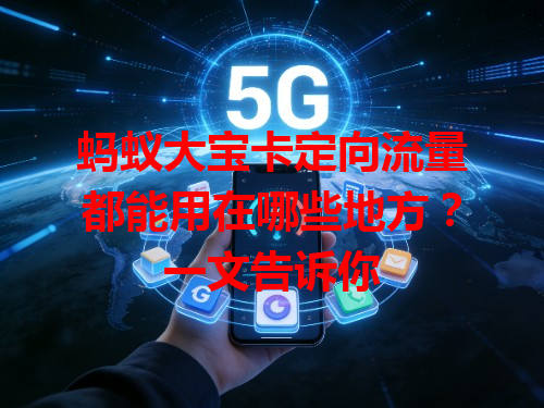 蚂蚁大宝卡定向流量都能用在哪些地方？一文告诉你