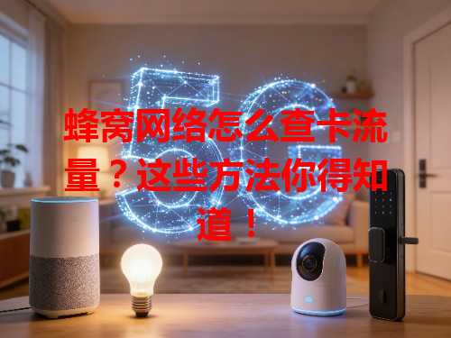 蜂窝网络怎么查卡流量？这些方法你得知道！