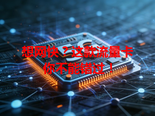 想网快？这款流量卡你不能错过！