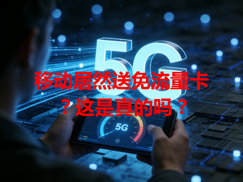 移动居然送免流量卡？这是真的吗？