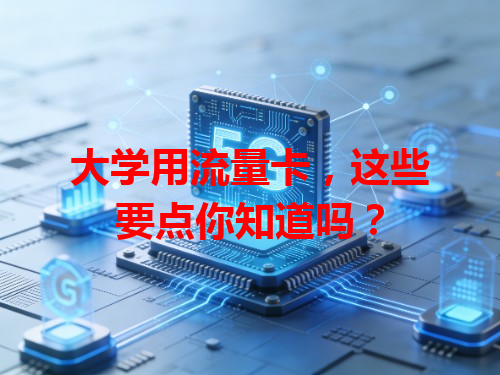 大学用流量卡，这些要点你知道吗？