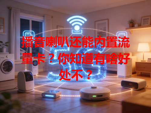 播音喇叭还能内置流量卡？你知道有啥好处不？