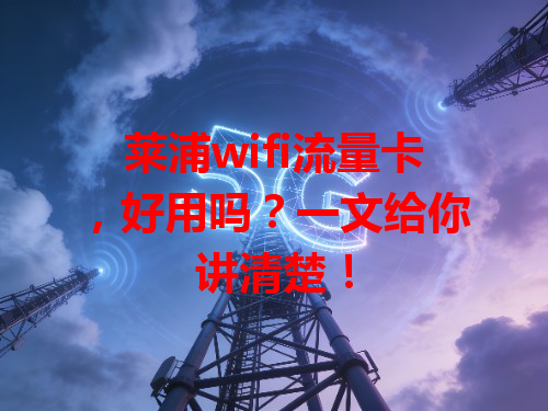 莱浦wifi流量卡，好用吗？一文给你讲清楚！
